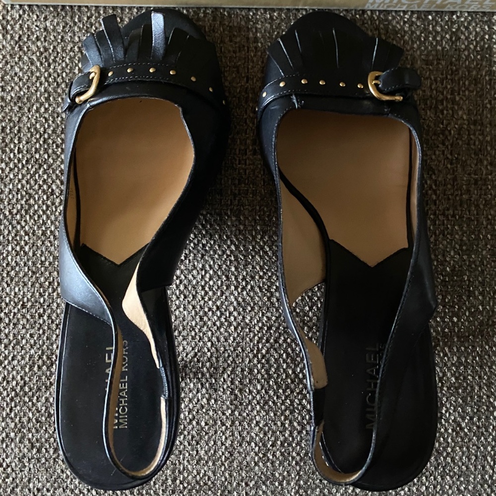 Michael Kors Slingback Peep Toe Heels